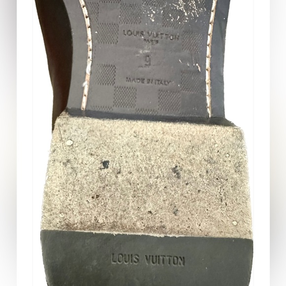 Men’s Louis Vuitton Leather Ankle Chelsea Boots - Sz 9 - Picture 9 of 10